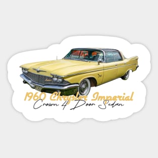 1960 Chrysler Imperial Crown 4 Door Sedan Sticker